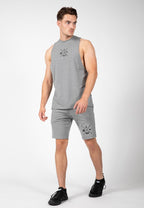 Gorilla Wear Cisco Tank Top - Grijs/Zwart - Detail