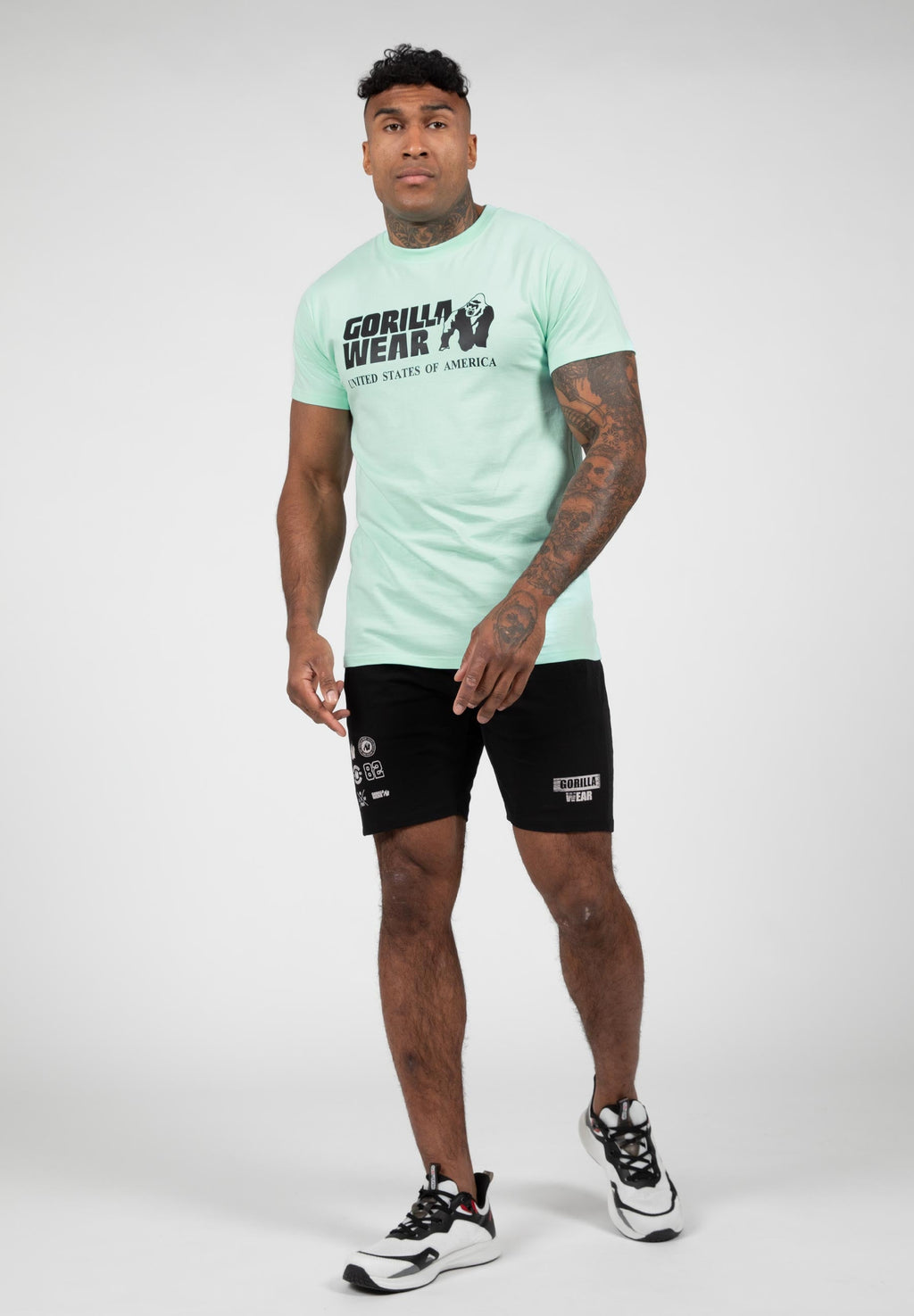 Gorilla Wear Classic T-shirt - Mint - Detail