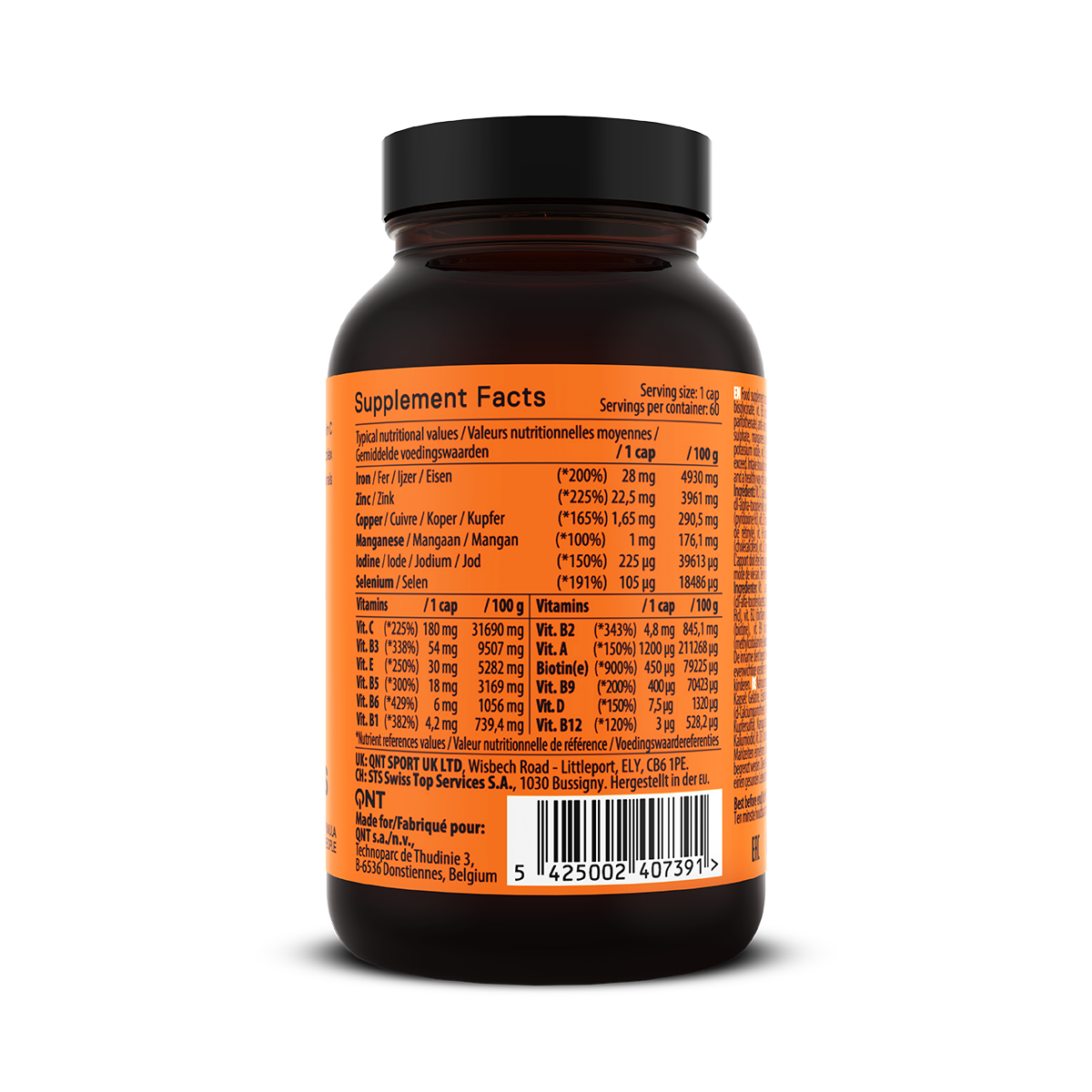 QNT Daily Vitamins - 60 Capsules - Detail