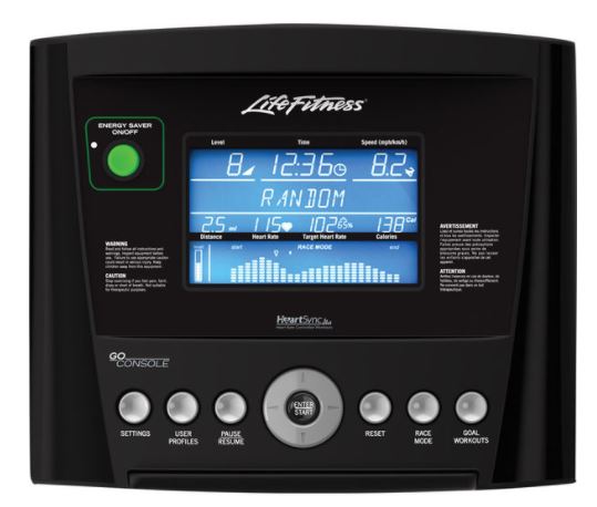 Life Fitness E3 GO Crosstrainer - Detail