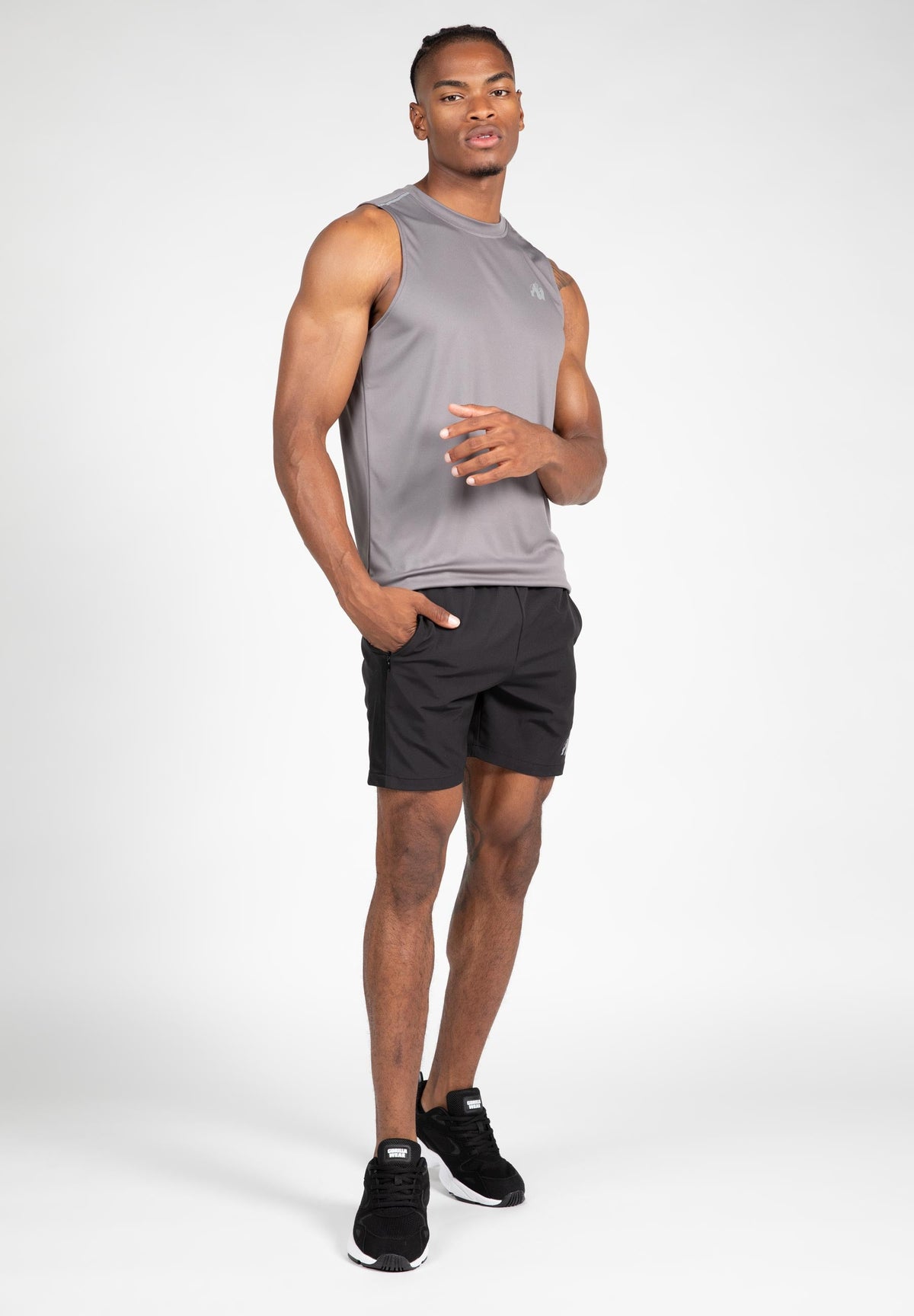 Gorilla Wear Easton Tank Top - Grijs - Detail