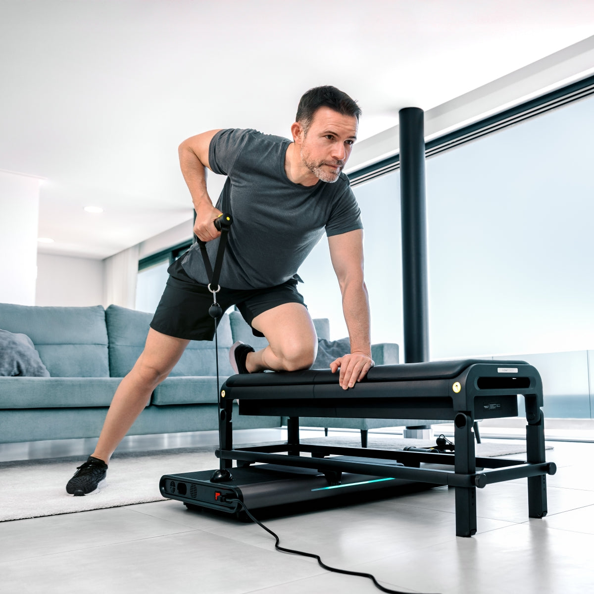 Flow Fitness Perform G1i - Smart Home Gym - Krachtstation - 150kg - Inclusief Gratis App - Detail