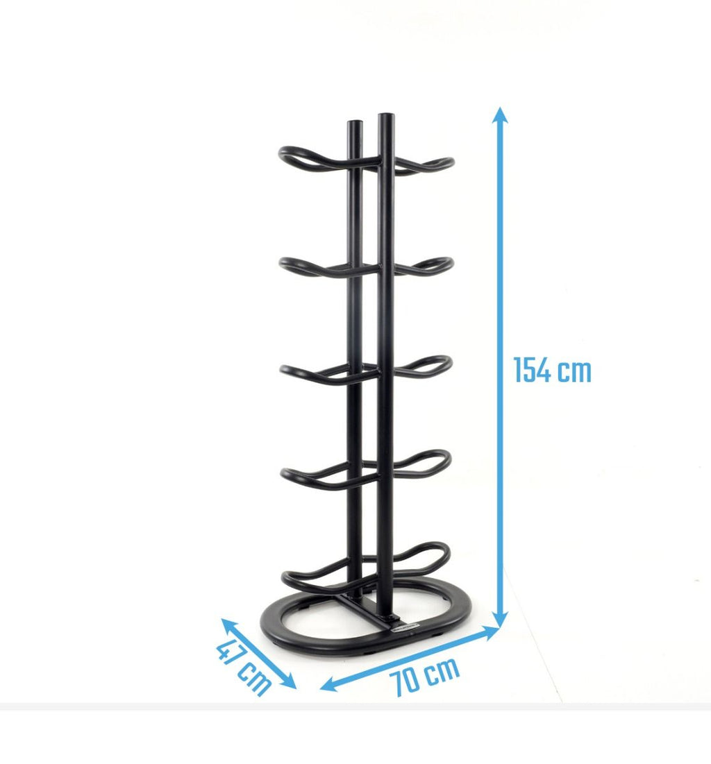 Muscle Power Opbergrek voor 10 medicijnballen de LUXE - Detail