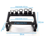 Muscle Power Kettlebell Opbergrek Deluxe - Detail