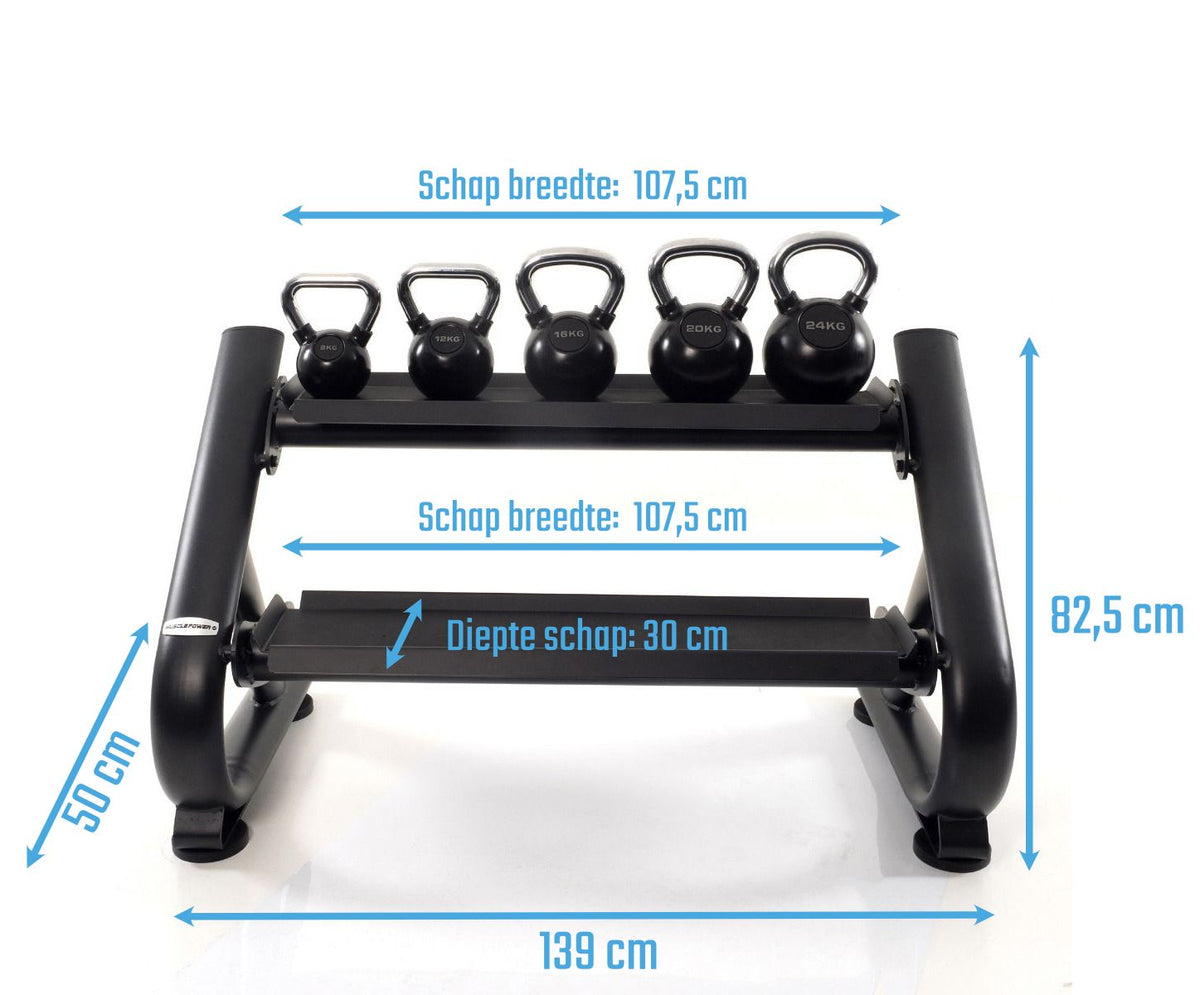 Muscle Power Kettlebell Opbergrek Deluxe - Detail