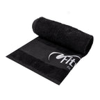 Fitwinkel Handdoek - 100 x 50 cm - Zwart - Detail