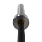 HMS Premium Olympische Halterstang - 50 mm - 201 cm - Rood - Detail