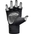 RDX Sports F15 Noir MMA Grappling Gloves - Zwart - Detail