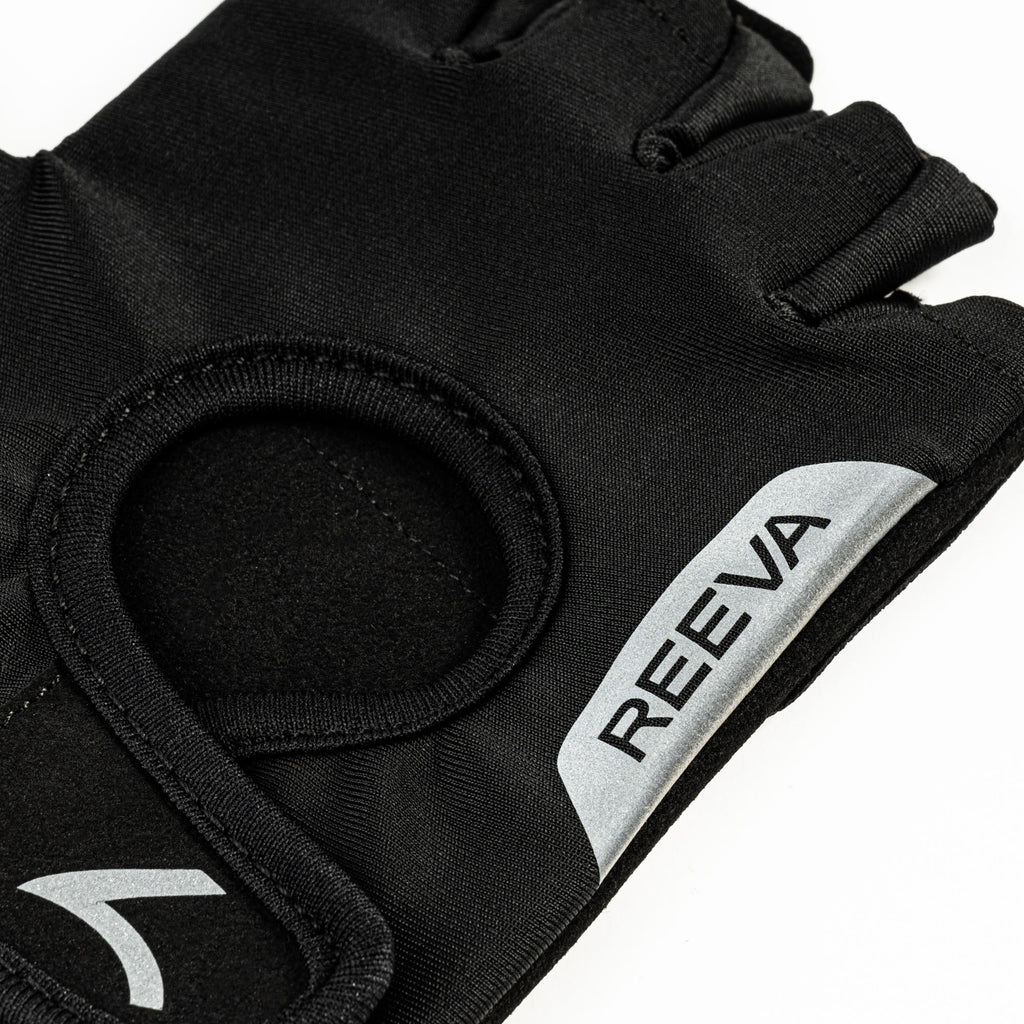 Reeva Dames Fitness Handschoenen - Zwart - Detail