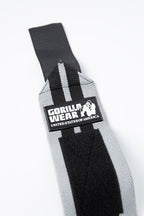 Gorilla Wear Wrist Wraps Pro - Grijs/Zwart - Detail