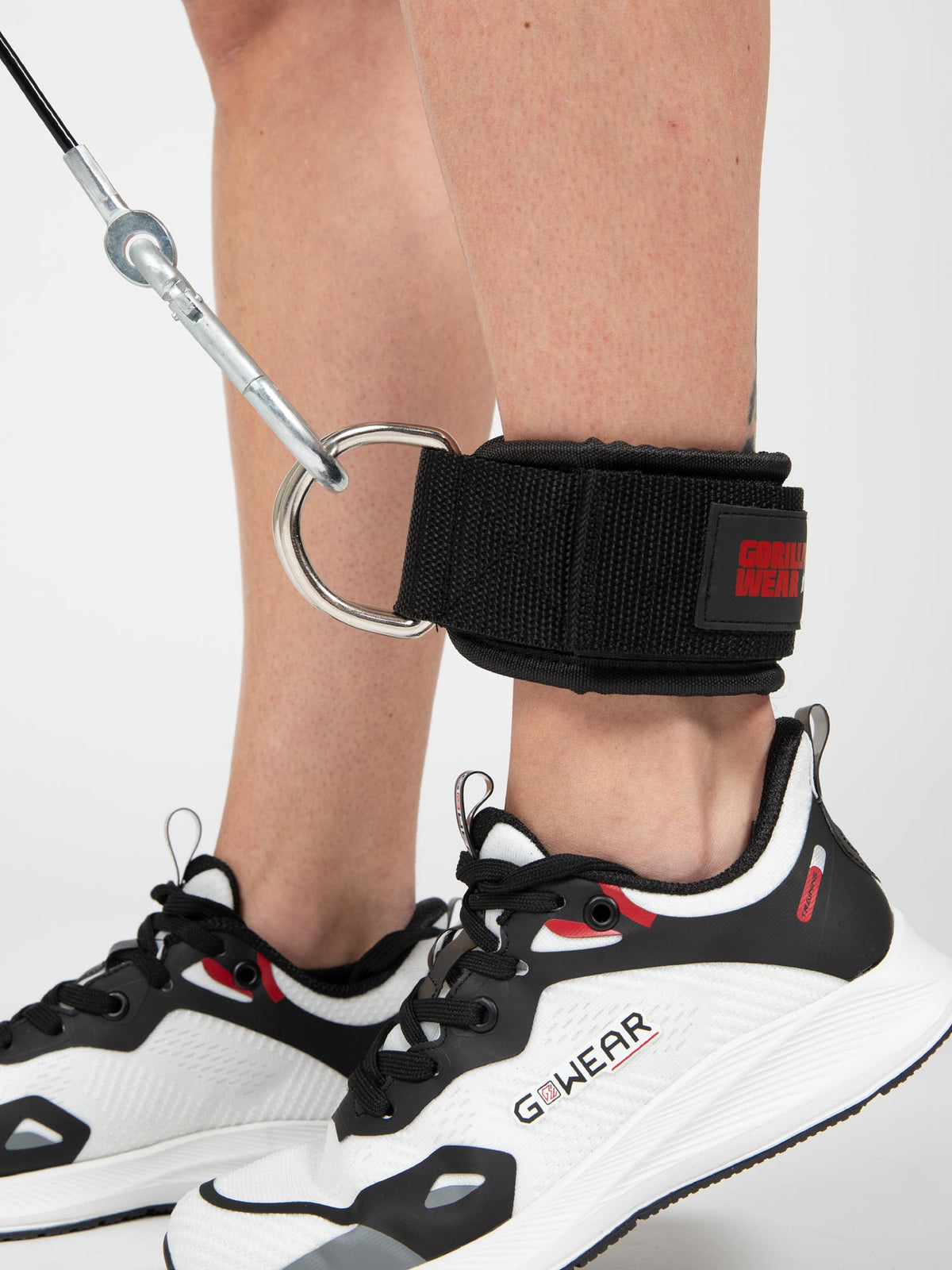 Gorilla Wear Ankle Straps - Zwart - Detail