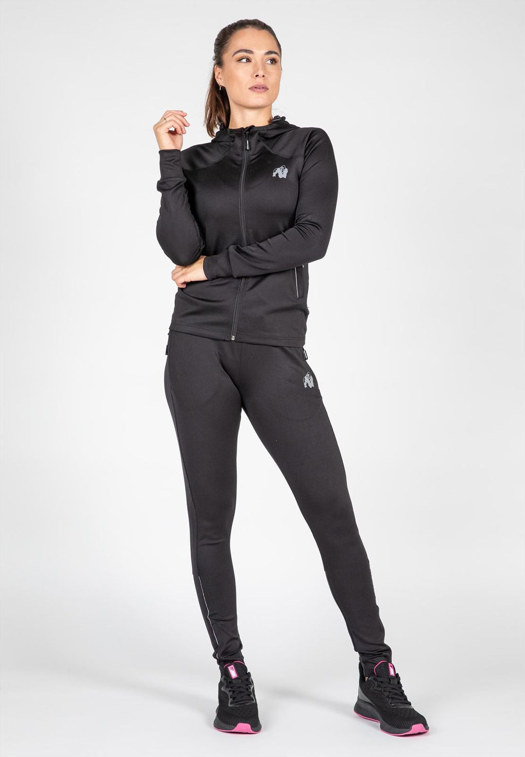 Gorilla Wear Halsey Trainingsbroek - Zwart - Detail