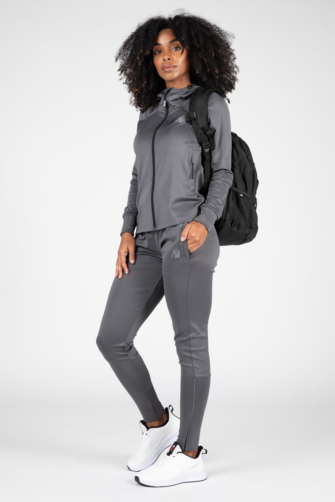 Gorilla Wear Halsey Trainingsbroek - Grijs - Detail
