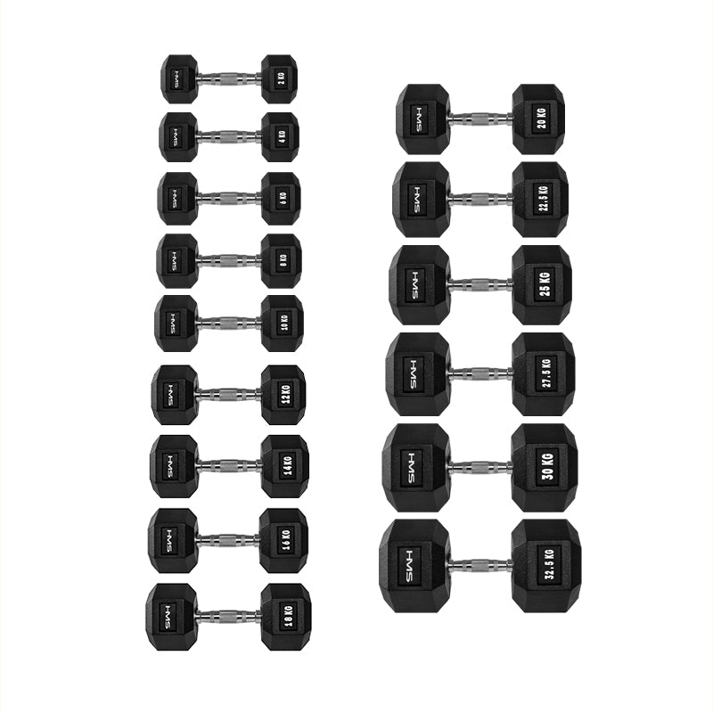 HMS Hexa Pro Dumbbell - 14 kg - Detail