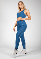 Gorilla Wear Hilton Seamless Sportbeha - Blauw - Detail