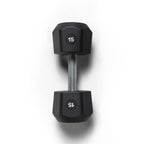 Centr x Hyrox Urethane Hexagon Dumbbell - 15 kg - Detail