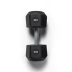 Centr x Hyrox Urethane Hexagon Dumbbell - 22,5 kg - Detail