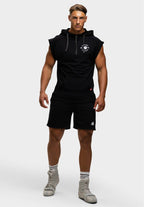 Gorilla Wear Huntley Mouwloze Hoodie - Zwart - Detail