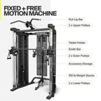 Inspire SF6 Home Gym Functional Trainer with Selectorized Smith Bar - Detail