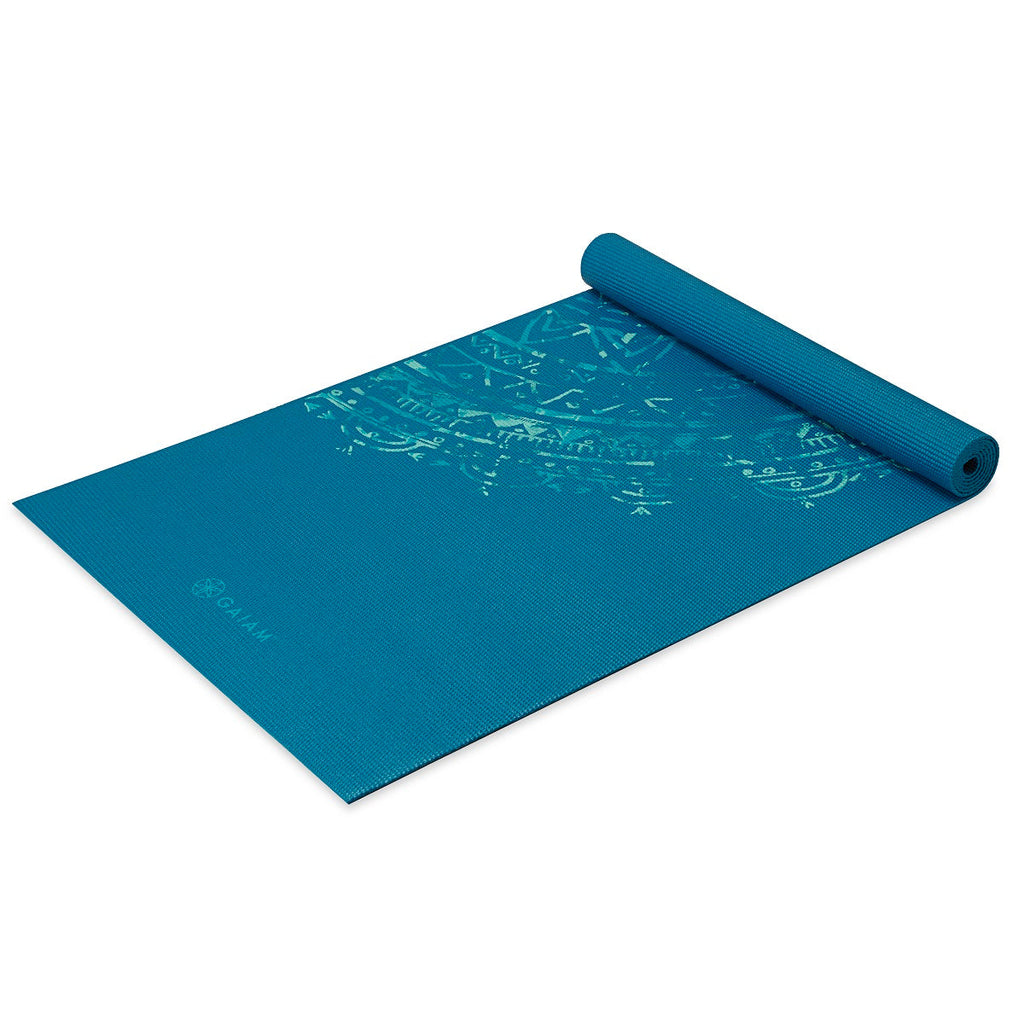Gaiam Yogamat - 4 mm - Jade Mandala - Detail