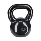 HMS Kettlebell - Gietijzer/Vinyl - 10 kg - Zwart - Detail