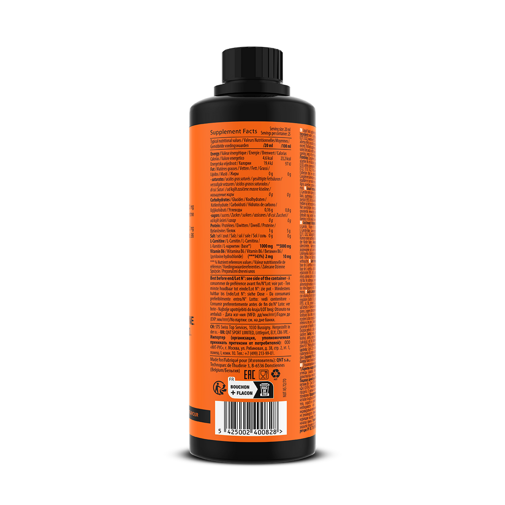 QNT L-Carnitine Liquid - 500 ml - Framboos - Detail