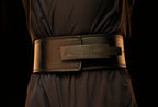 Reeva Lifting Belt van Carbon Leer - RVS Gesp - 13 mm - Detail