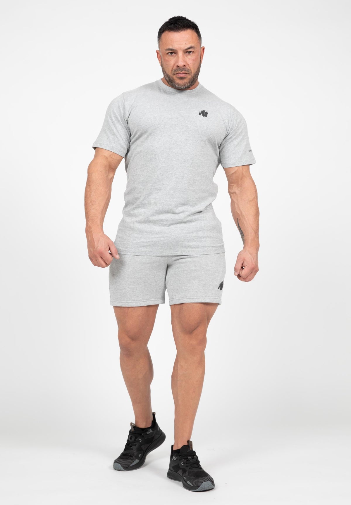 Gorilla Wear Leon Sweat Shorts - Grijs - Detail