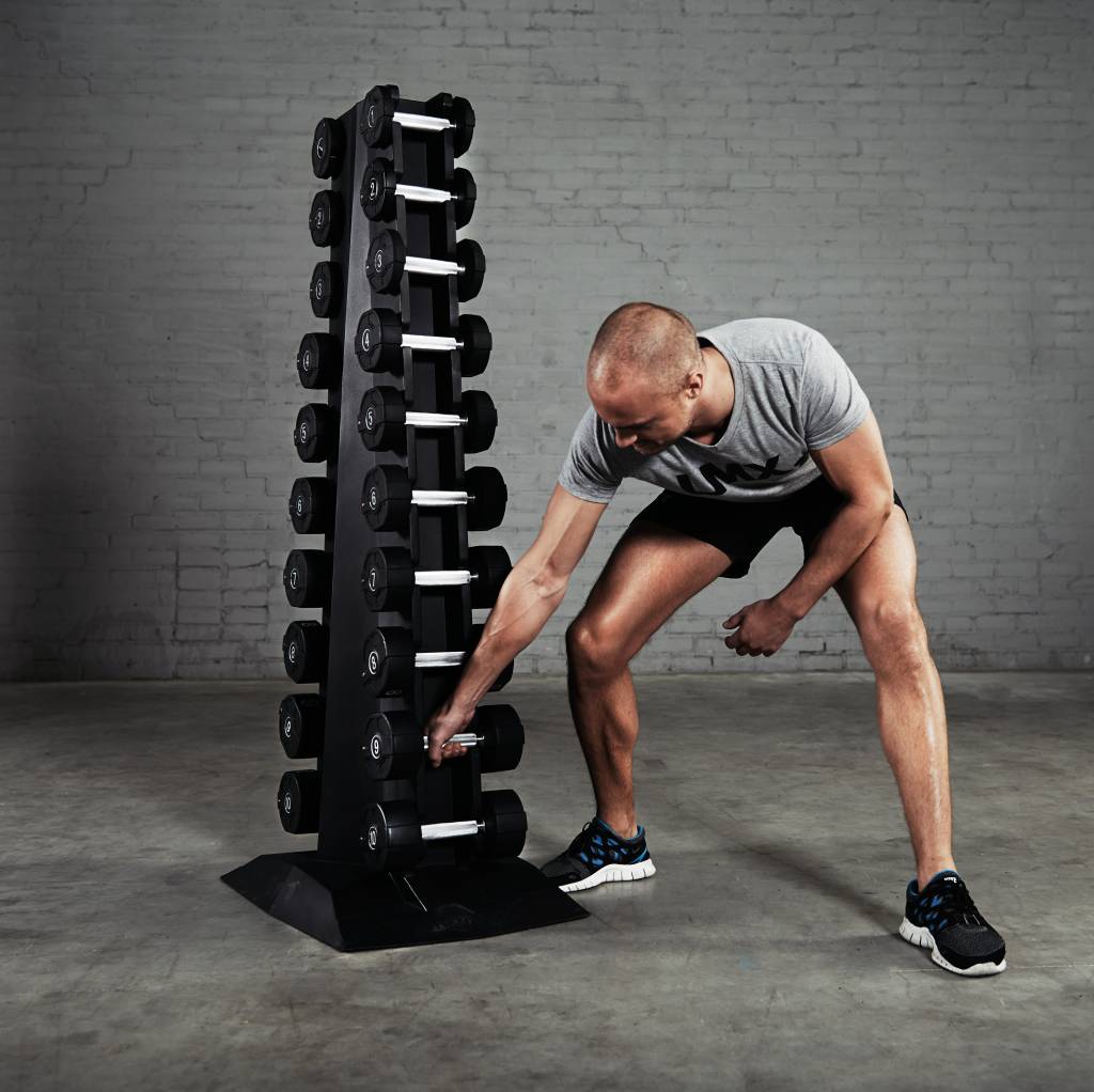 Lifemaxx Dumbbell Toren - Opbergrek - LMX94 - Detail