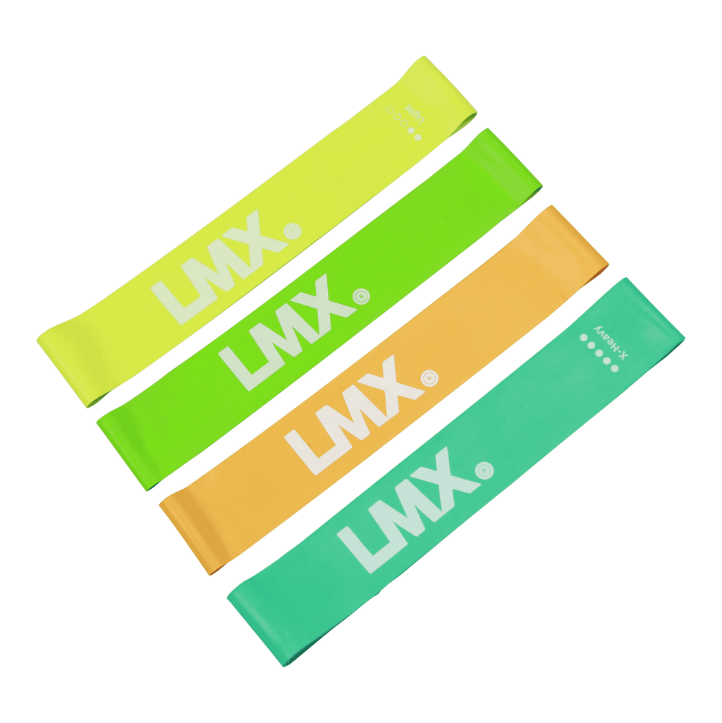 Lifemaxx LMX Mini Weerstandsband - Medium - Oranje - 10 stuks - Detail