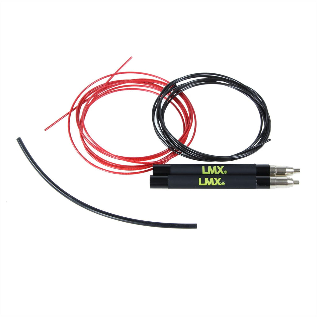 Lifemaxx LMX Speed Rope Pro - Zwart/Rood - Detail