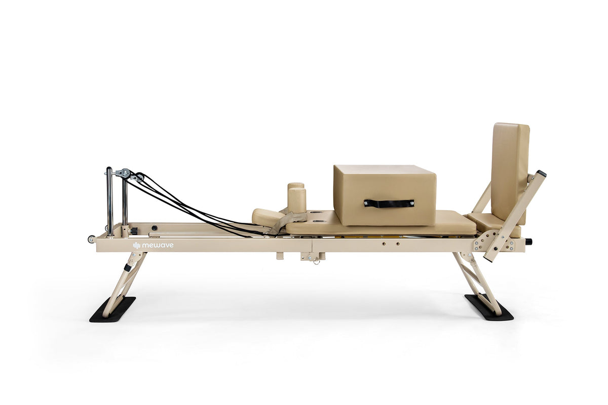 Mewave Pilates Box voor Reformer Pro - Beige - Detail