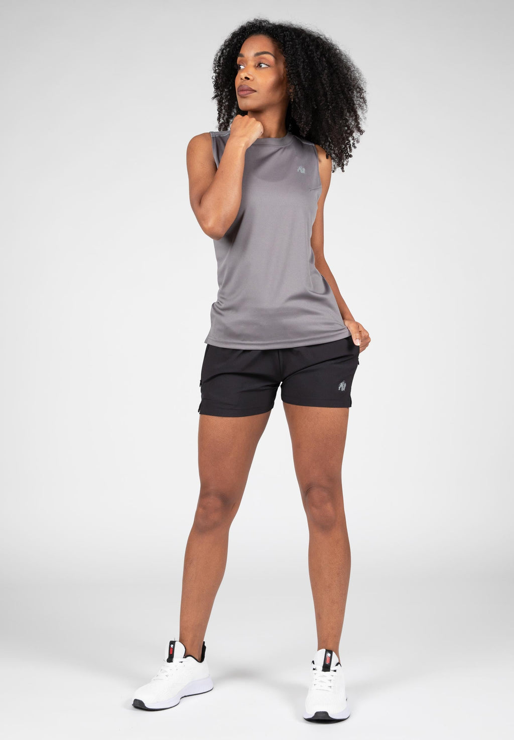 Gorilla Wear Mokena Tank Top - Grijs - Detail