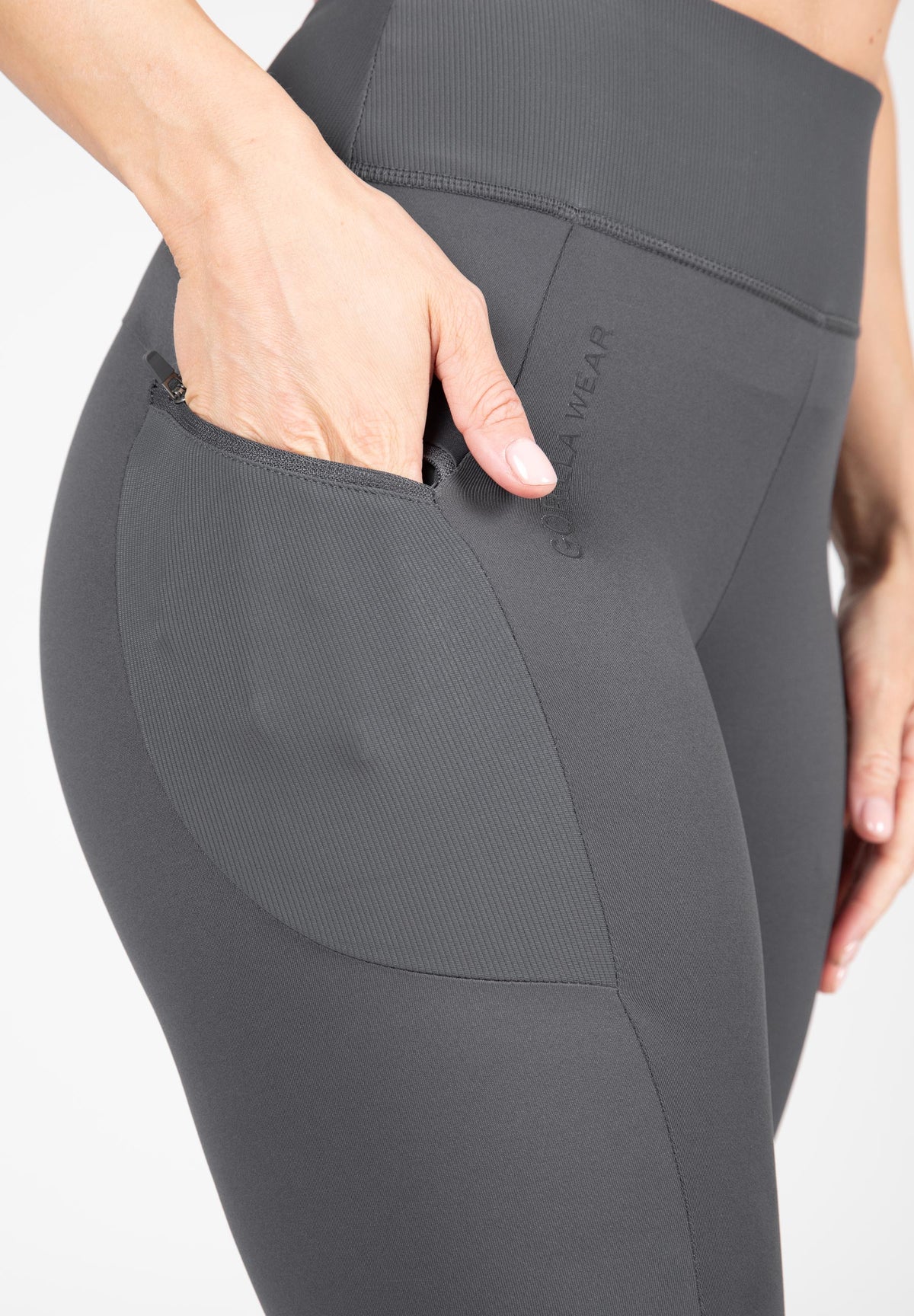Gorilla Wear Monroe Leggings - Grijs - Detail