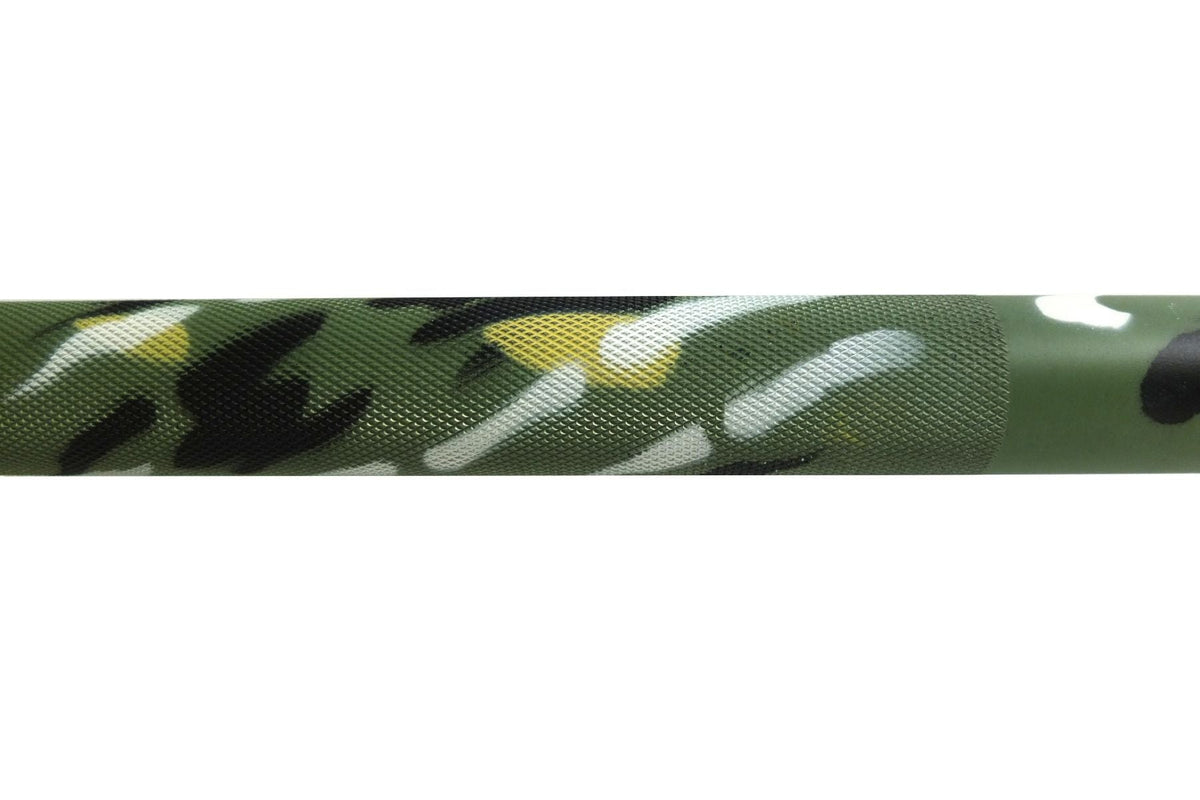 Muscle Power Olympische Halterstang met Camouflage Coating - 20 kg - Detail