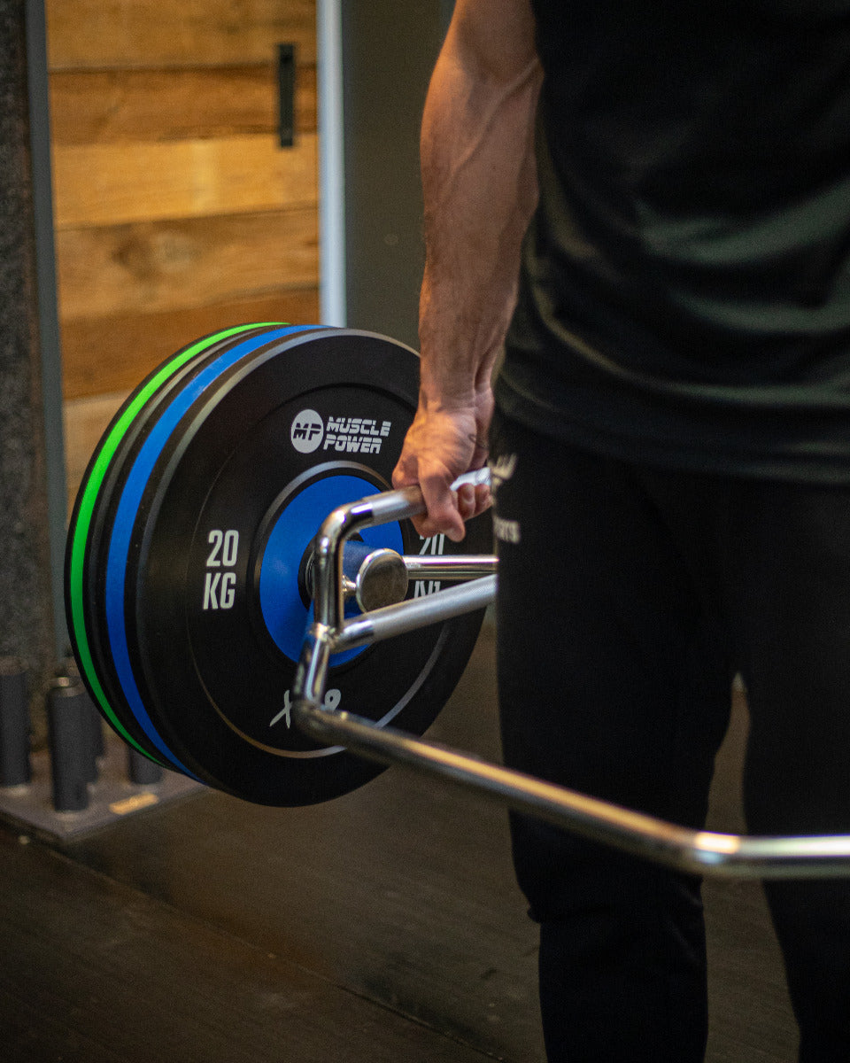 Muscle Power Bumper Plate Pro - Olympische Halterschijf 50 mm - 25 kg - Detail