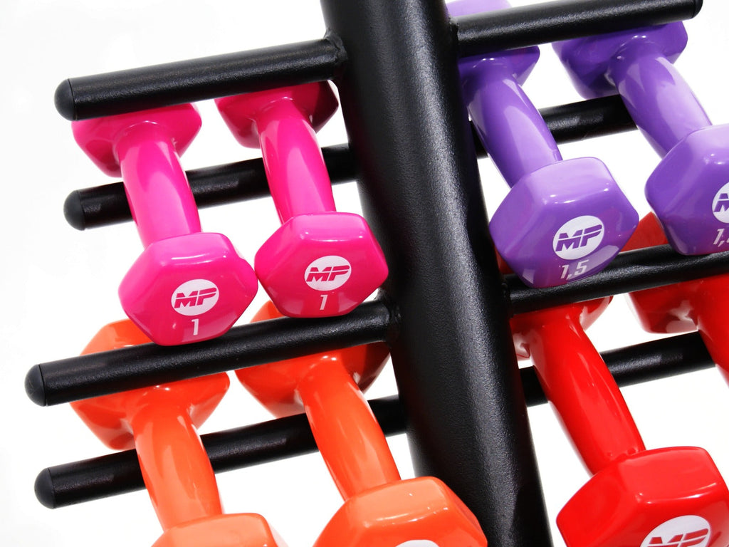 Muscle Power Compact Dumbbellrek - Detail