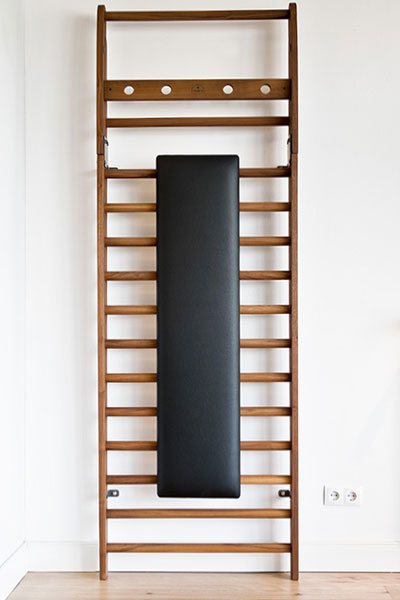 Nohrd WallBar Schuine Trainingsbank voor Wallbar - Zwart Kunstleer - Detail