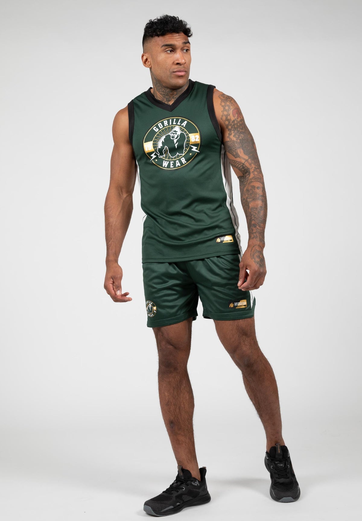 Gorilla Wear Orlando Shorts - Groen - Detail