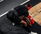 Reeva Halterriem - Nubik Leer Lifting Belt - Zwart - Detail