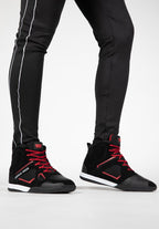 Gorilla Wear Troy High Tops Sportschoenen - Zwart/Rood - Detail
