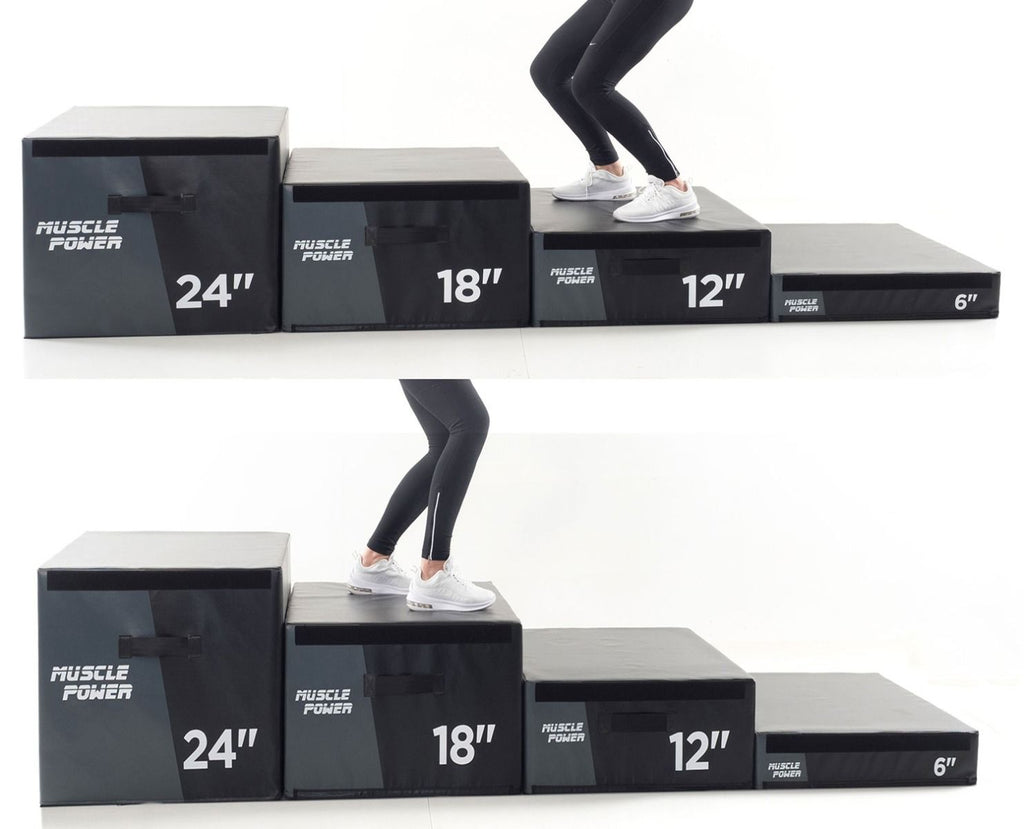 Muscle Power Safe Plyo Plyo Box Set - In gebruik