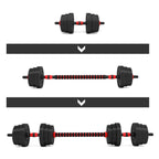 HMS Dumbbells & Halter Set - 20 kg - Detail