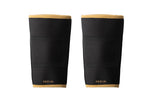 Reeva Powerlifting Knee Sleeves - Knie Bandages - 7 mm - Goud - Detail