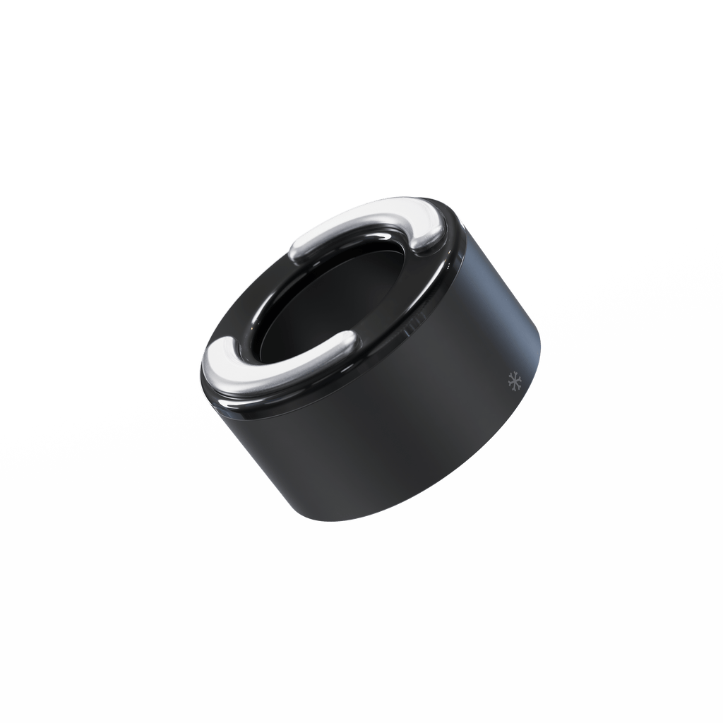 Therabody TheraFace Hot & Cold Rings - Zwart - Detail