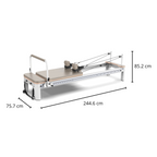 Toorx Liveness Aluminum Reformer Full Track PTX 8000 - Moon & Sand - Detail