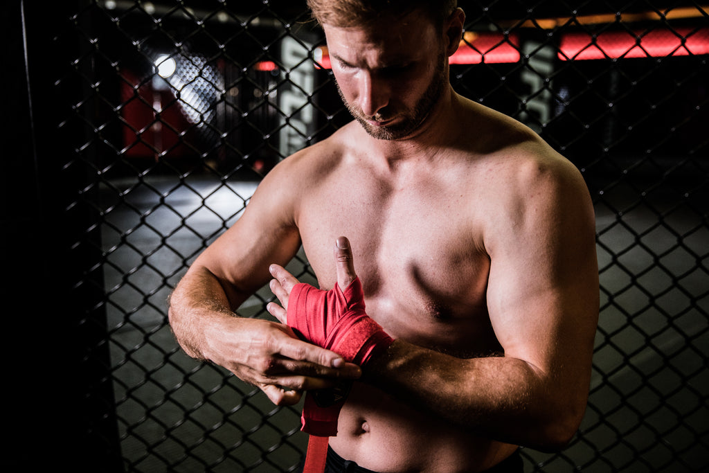 UFC Contender Handwraps - Boksbandages - 450 cm - Rood - Detail