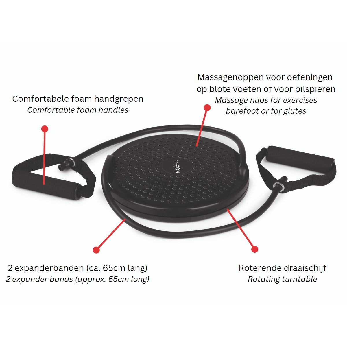 Maxxmee Cardio Twister Disc - Rotatieschijf - Detail