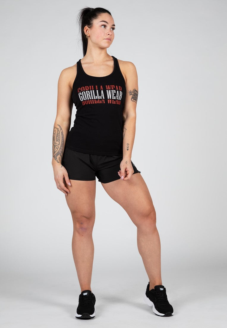 Gorilla Wear Verona Tank Top - Zwart - Detail