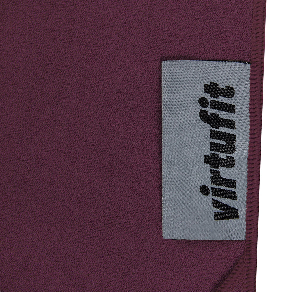 VirtuFit Premium Yogamat Handdoek - 183 x 61 cm - Mulberry - Detail